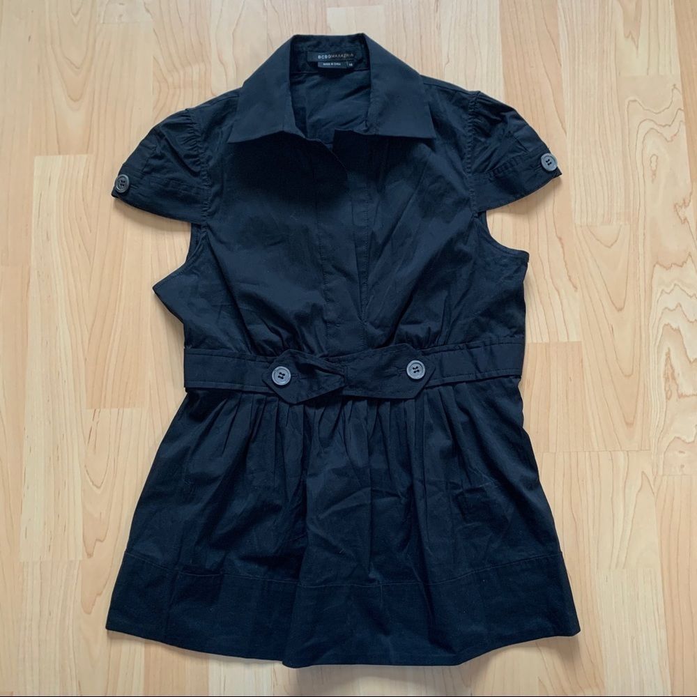 Black BCBGMAXAZRIA Top Size XS